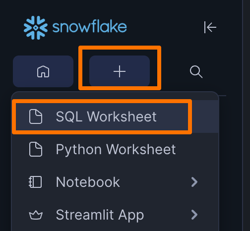 sql worksheet
